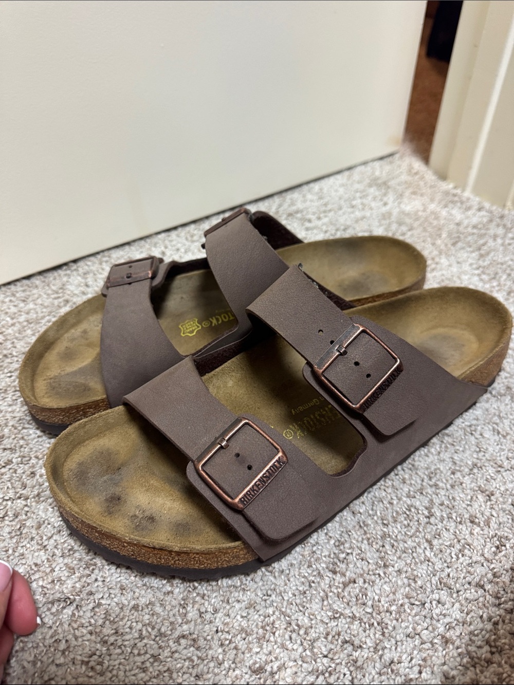 Mens Birkenstock Arizona Brown Size 45